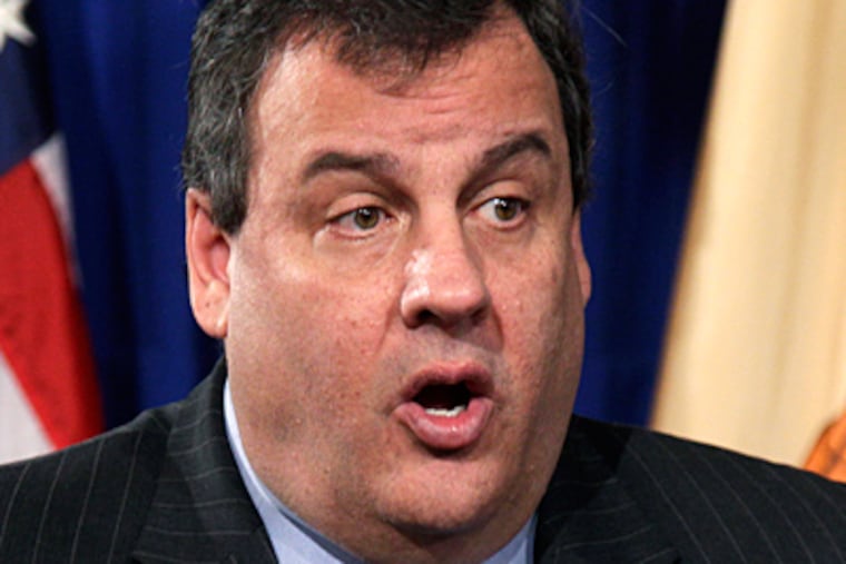 Gov. Christie 's comments on the civil rights movement came during a debate over voting on gay marriage. (Mel Evans / Associated Press)