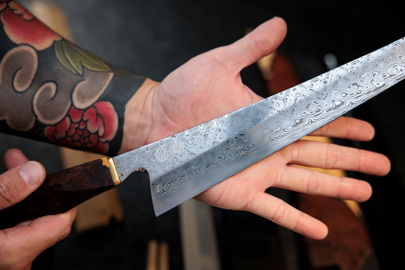 Ito's sujihiki knife is one of the chef's prized possessions.