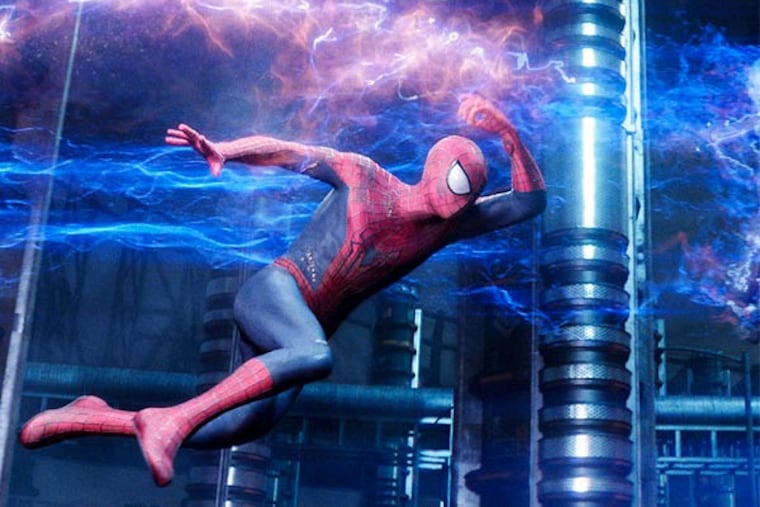 Andrew Garfield is the title character in "The Amazing Spider-Man."