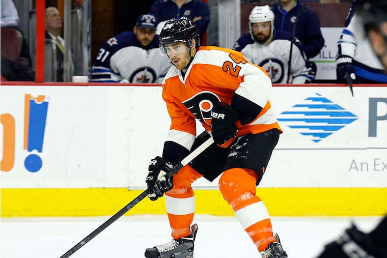 The Flyers' Matt Read.
