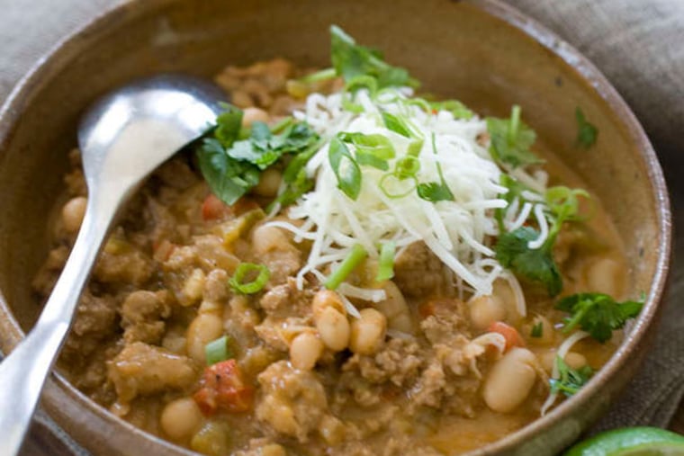 White chicken chili.
