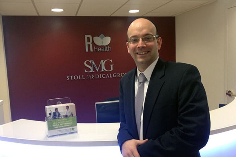 Mason Reiner is co-founder & CEO of R-Health, a local startup marketing direct primary care to small businesses, families and individuals. (Michael Hinkelman/Daily News Staff)