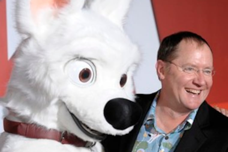 John Lasseter (with Bolt), chief creative officer for both Disney and Pixar, believes in the "filmmaker-driven studio."