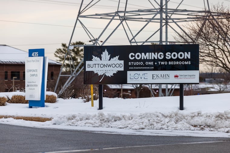A Tredyffrin office park is being converted into housing.