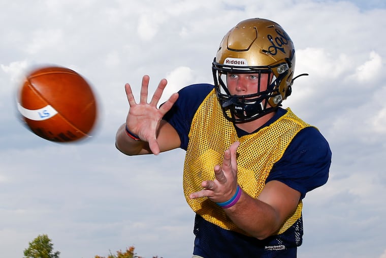 La Salle College High School senior linebacker Dillon Trainer leads the Explorers into Saturday night's showdown with top-ranked St. Joseph's Prep.