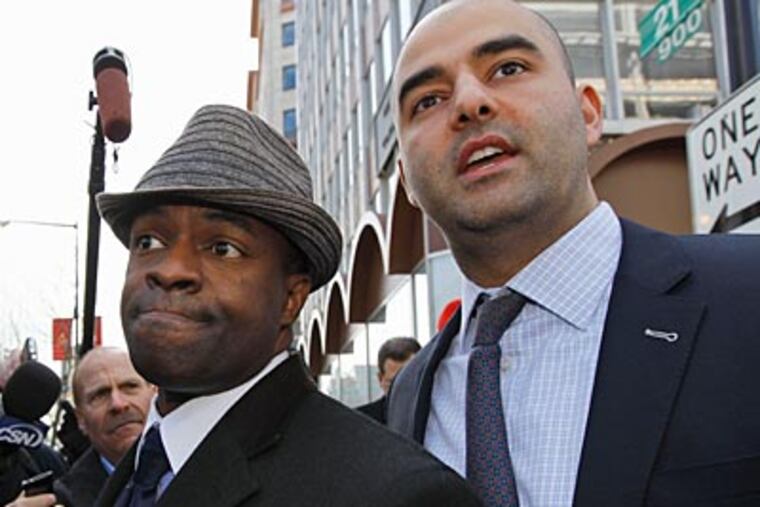 "The rookie wage scale is a microcosm of what these negotiations are about," George Atallah (right) said. (AP Photo)