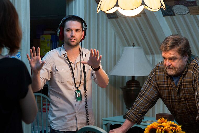 Director Dan Trachtenberg (right) on the set of "10 Cloverfield Lane" with John Goodman. The 34-year-old studied at Temple before going to Hollywood, where he made TV commercials and an online short before J.J. Abrams tapped him for the feature.