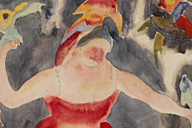 The work of artist Charles DeMuth (above), who lived in Lancaster, can be seen in the museum named for him, which is in his house.