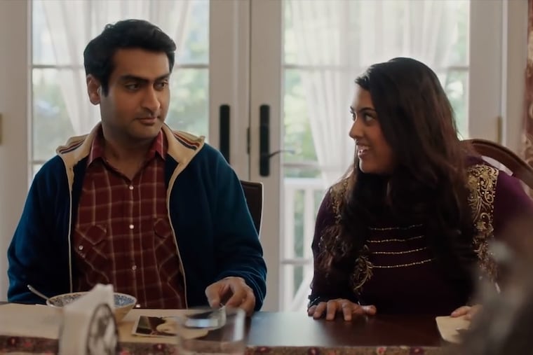 Kumail Nanjiani and Kuhoo Verma in ‘The Big Sick.’ Verma hails from the Philadelphia area.