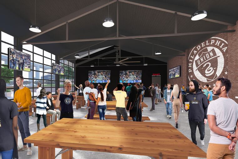 Union Yards will be a new meet up spot of fans before and after games.