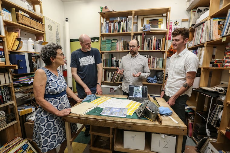 A group of Philly bookstore owners have joined to raise funds for a Philly Bookstore Map, complete with an artist's rendering of local bookstores. The effort, years in the making, is being led by Molly's Books and Records.