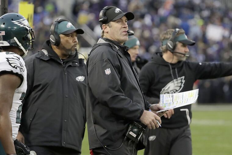 Philadelphia Eagles head coach Doug Pederson.