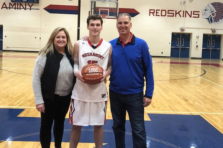 Neshaminy guard Chris Arcidiacono, the younger brother of former Villanova star Ryan Arcidiacono, reached 1,000 career points on Tuesday.