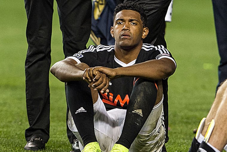 Union defender Sheanon Williams. (John Geliebter/USA Today Sports)