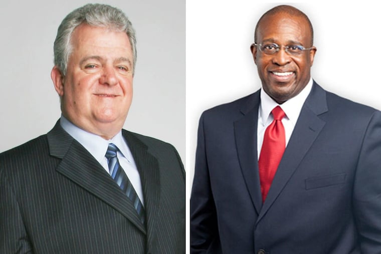 U.S. Rep. Bob Brady (left), Former Philadelphia Municipal Court Judge Jimmie Moore (right)