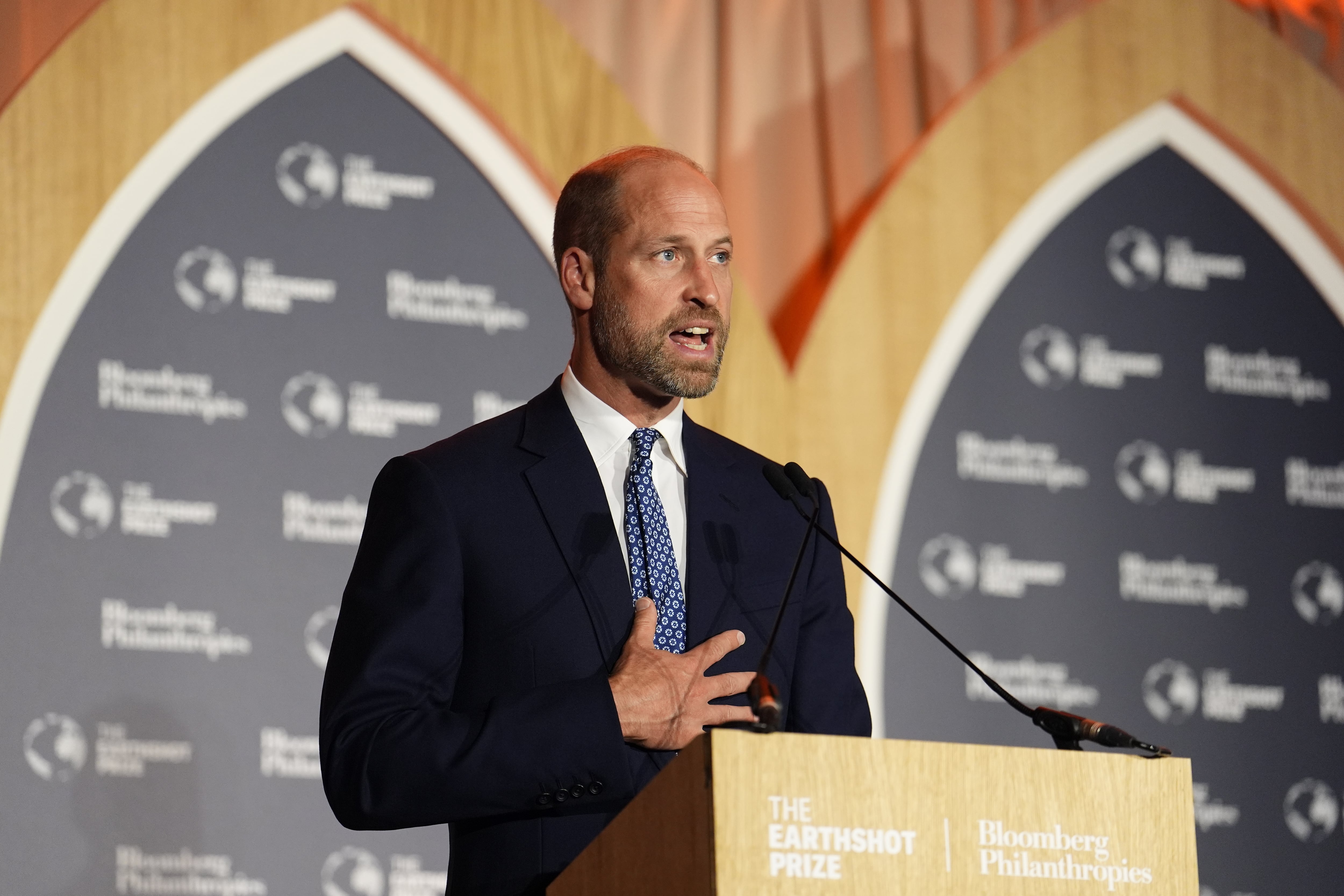 Britain's Prince William reveals finalists for Earthshot environmental prize