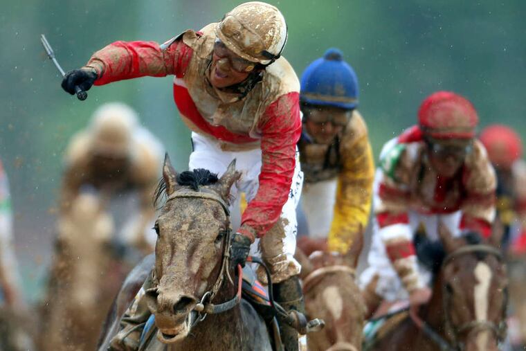 Joel Rosario guiding Orb to his Kentucky Derby victory. (McClatchy Tribune)