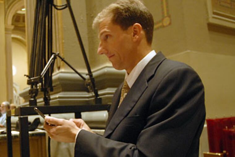 “Some of our traditional advertisers scaled back,” said Matthew Gambino of the 46,000-circulation Catholic Standard & Times. (April Saul/Staff Photographer)