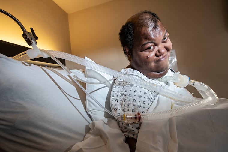 Zafir Boroughs, 36, has been ventilator dependent his entire life. He has lived at Fox Subacute Care at Warrington since 2008. Nursing homes that accept ventilator-dependent patients with Medicaid insurance say they can't keep their doors open much longer without higher daily rates. Boroughs says he has been suffering anxiety for the first time in his life since learning that the place he calls home could close.