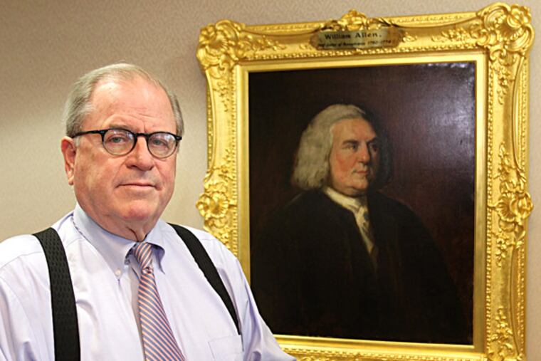 Pennsylvania Chief Justice Ronald D. Castille has been a driving force in a continuing effort to overhaul the courts in Philadelphia. CHARLES FOX / Staff Photographer