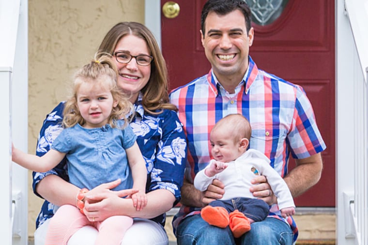 Parents Sara Allender and Ron Chamrin with Eliza and Thomas. (Photo: Chris Plentus Photography)