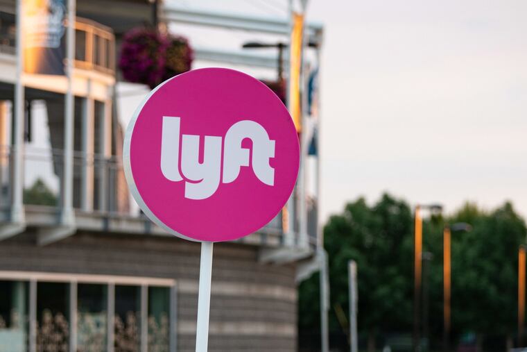 A Lyft company signpost in Hillsboro, Ore., on August 16, 2018. (Alexander Oganezov/Dreamstime/TNS)