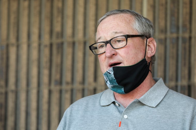 Mayor Jim Kenney, shown in this file photo, will chose from among nine candidates for three school board seats. The new board members will help run the district, controlling its $3.5 billion budget.