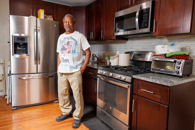 Dwayne Fair of North Philadelphia has worked to renovate and repair the homes of neighbors but only in the past couple of years has he become a homeowner and been able to renovate his own home.