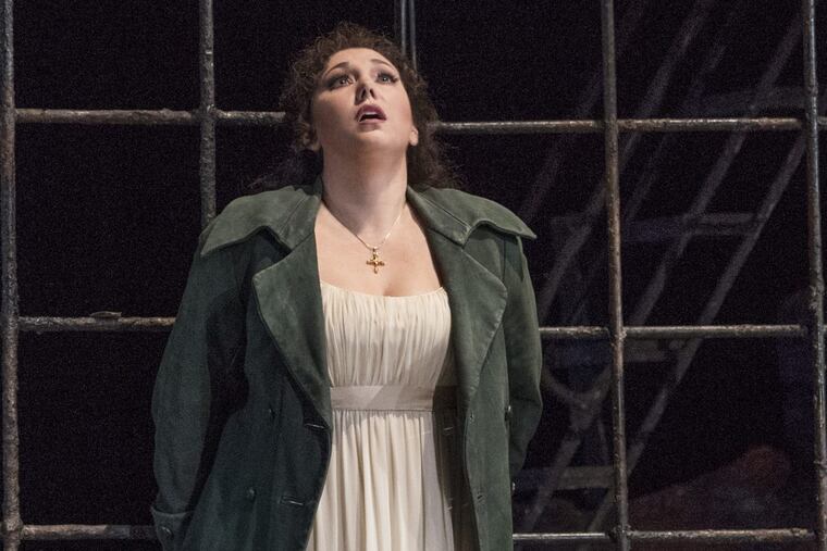 Metropolitan Opera soprano Jennifer Rowley as Leonora in Verdi’s “Il Trovatore” at the Met. She will sing “Tosca” with the Philadelphia Orchestra following a cancellation this week by Sonya Yoncheva