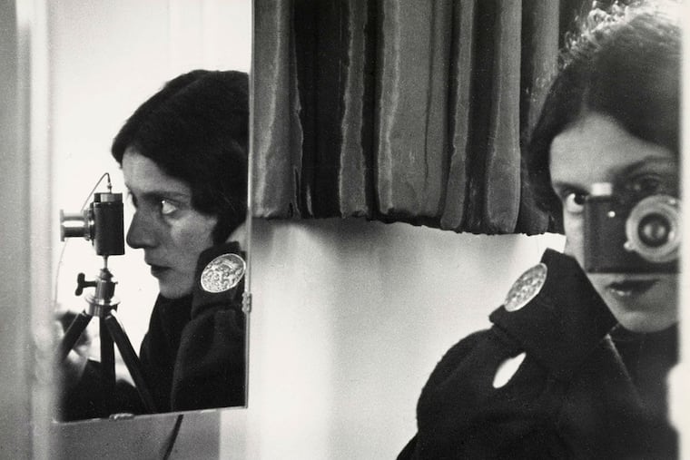 Ilse Bing, "Self-Portrait in Mirrors," a 1931 image. Bing's work is part of the Barnes Foundation exhibit "Live and Life Will Give You Pictures," Oct. 8-Jan. 9.