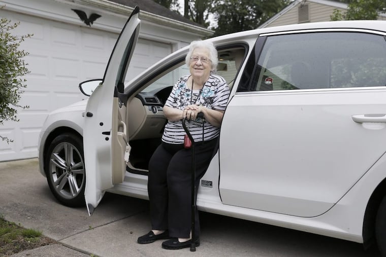 Dolores Munson of Stratford gets in her car. Her daughter thinks she should stop driving.