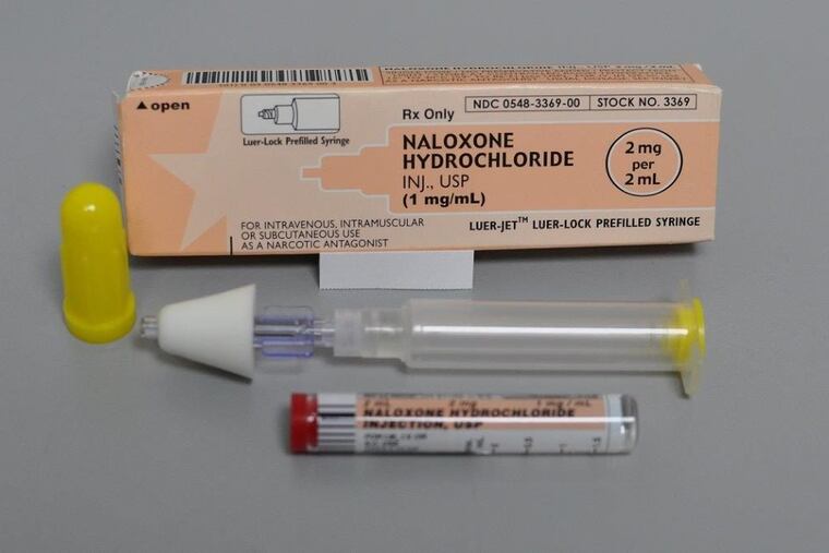 A Narcan kit that emergency responders use to save the lives of those who overdose from opioids.