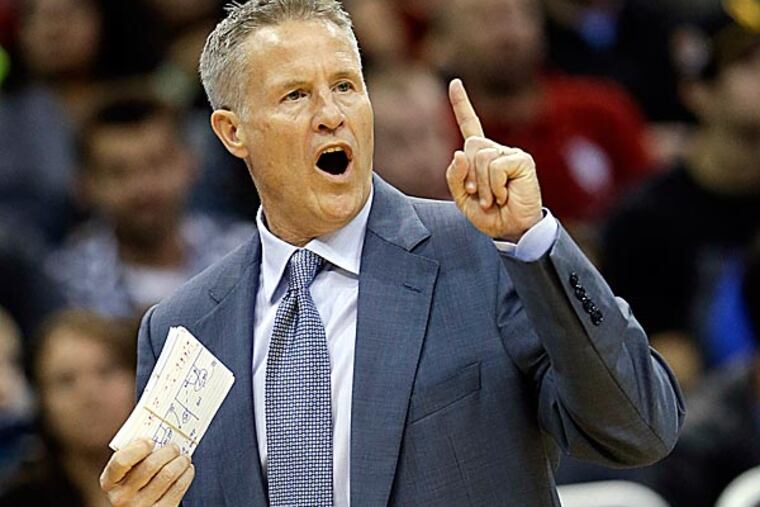 76ers head coach Brett Brown. (John Raoux/AP)