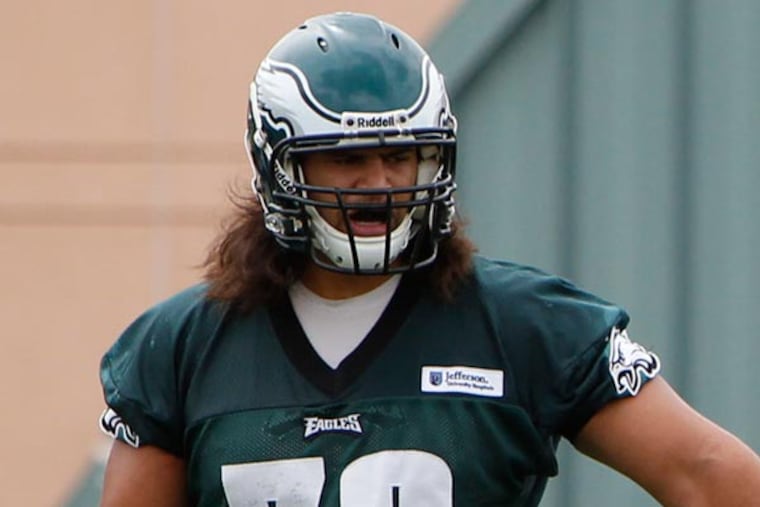 Nic Purcell during practice. (David Maialetti/Staff Photographer)