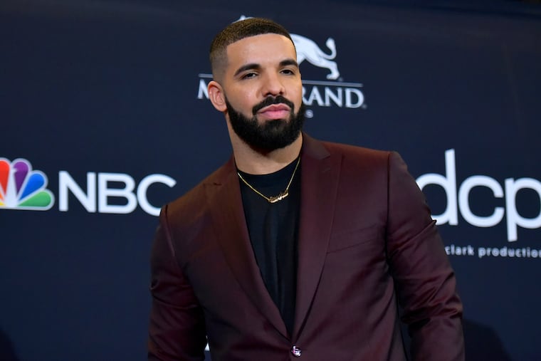 Drake poses at the Billboard Music Awards in Las Vegas in 2019.
