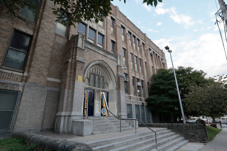 Academy for the Middle Years at Northwest, on 6000 Ridge Ave., is one of the schools that would close under Superintendent Tony B. Watlington's proposed facilities master plan.