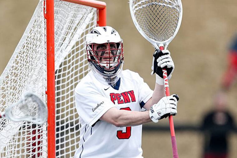 Penn goalie Brian Feeney. (Photo courtesy of Penn Athletics)