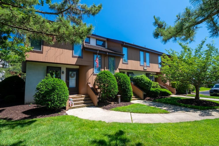 The exterior of the two-bedroom townhouse in Ocean City.