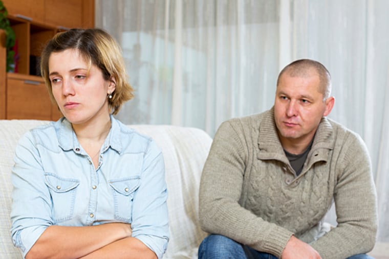 She's upset by her husband's unwillingness to defend her. (iStock)