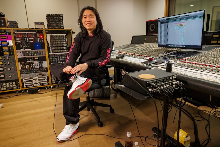 Will Yip in Studio 5 in his newly constructed studio, Memory Music Studios, South Philadelphia, Tuesday, Jan. 13, 2026. He won a Grammy for his work engineering and assisting with production on Turnstile's "Never Enough" which has now been expanded as "Never Enough: Versions."