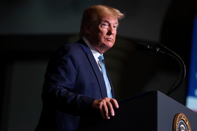 President Donald Trump speaks during an "Evangelicals for Trump Coalition Launch" at King Jesus International Ministry, Friday, Jan. 3, 2020, in Miami.