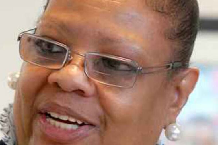 Veronica Joyner, Founder and CEO of the Mathematics, Civics and Science Charter School. File photo. (April Saul / Staff Photographer)