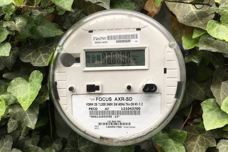 A Peco smart meter.