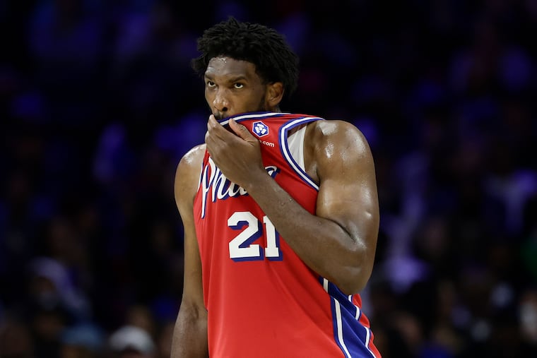 Joel Embiid is injured again as the Sixers head into the playoffs.