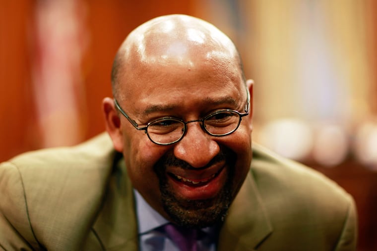 Outgoing Mayor Nutter.