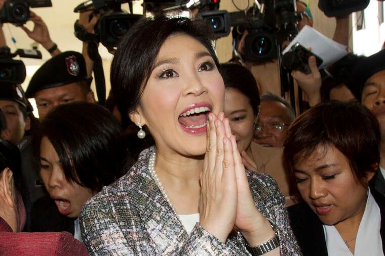 Yingluck Shinawatra , former prime minister, faces indictment over alleged corruption in a rice program. Associated Press