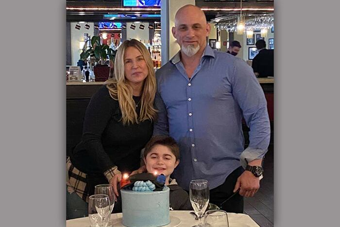 William Raffone This dad is getting into the boxing ring to battle his son’s disease