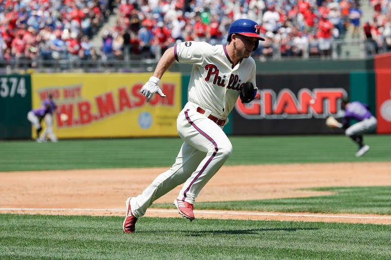 Scott Kingery is back with the Phillies after missing a month because of a hamstring strain.