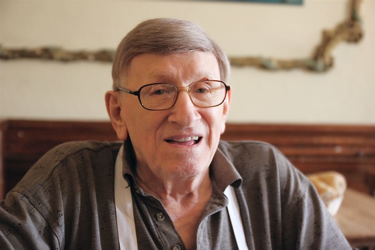 Ralph Dispigno Jr. in 2016, at age 87, in the dining room at Ralph's, 760 S. Ninth St.