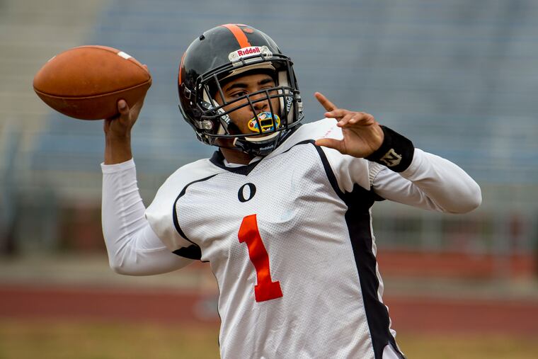 Overbrook quarterback Tymir Jackson broke the program's single-season record for rushing yards.